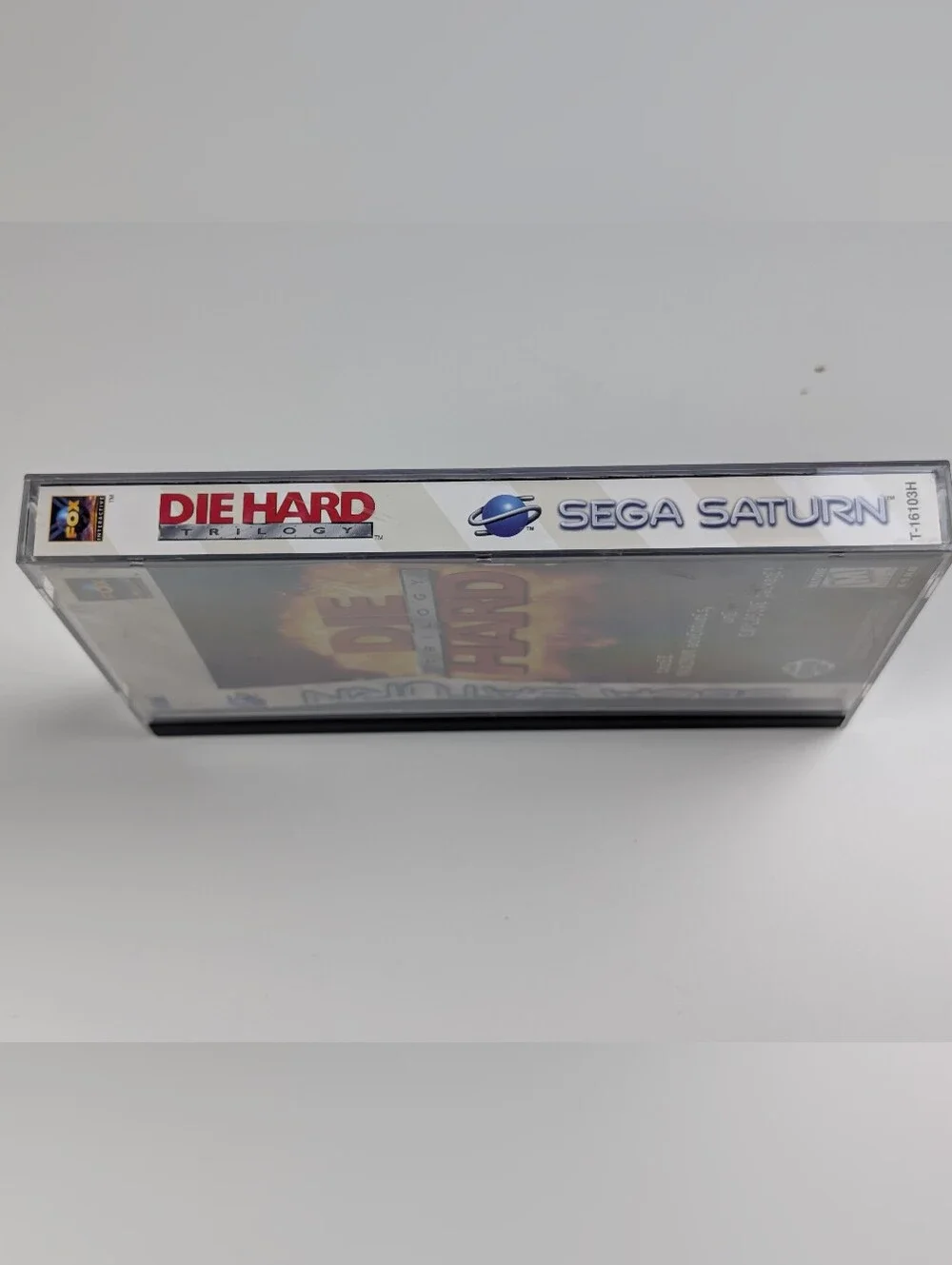 Die Hard Trilogy Sega Saturn CIB Longbox Manual Light Gun Compatible Pristine